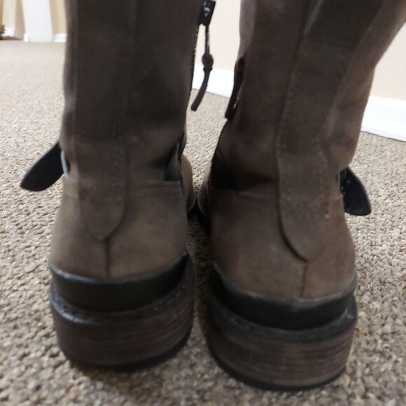 Rag & Bone Shearling Lined Ashford Moto Boots Sz 10 - Picture 4 of 12